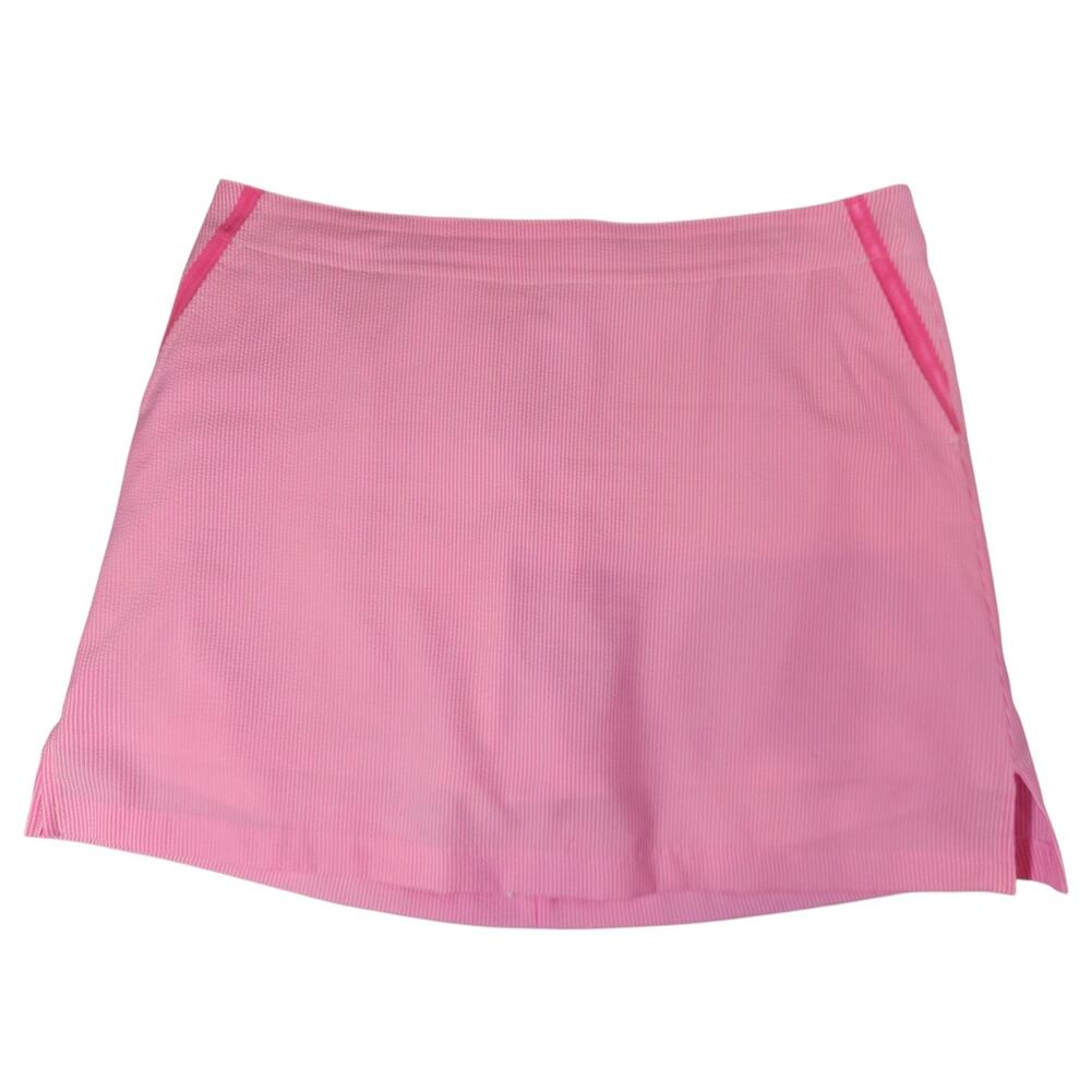 Lady Hagen Pink Striped Golf Skort Size 14 | Athletic Skirt Polyester tennis